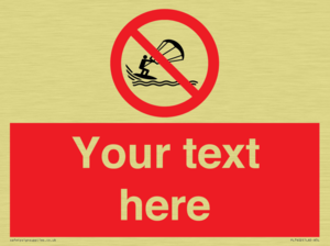 Custom No kite surfing